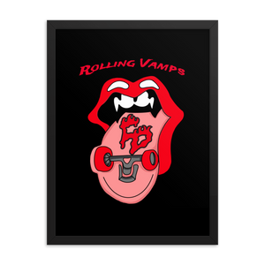 FD Rolling Vamps Framed poster